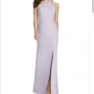 Dressy Collection Halter Neck Open Back Dress
